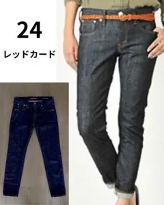 【RED CARD】美品 24インチ アニバーサリー25th インディゴデニム