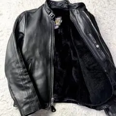 現行/極美品/2way✨ショット シングルライダース レザージャケット ライナー