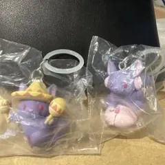チラズアート マスコット キーホルダー 2個セット ガチャガチャ
