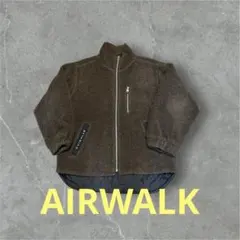 AIRWALK ボアフリース ジャケット ブラウン