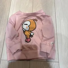アンパンマン　ドキンちゃんキャラクター トレーナー ピンク　80