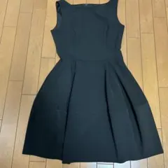 美品】FOXEY NEW YORK ノースリーブワンピース ブラック38 - メルカリ