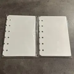 A7 シール帳 台紙 リフィル PPシート ハード 立体シール 20枚