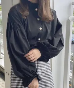 フリルブラウス シャツ