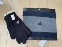 【新品タグ付き】adidas アディダス ネックウォーマー 手袋セット メンズ⑨