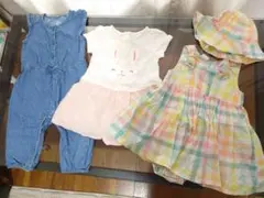 ベビー服　6-12M 女の子　80サイズ 　夏服まとめ売り