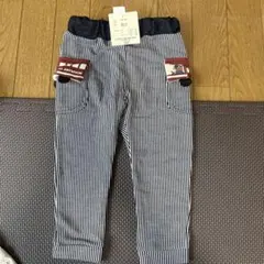 ストライプ ポケット付きパンツ