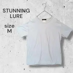 【STUNNING LURE】Tシャツ　半袖シャツ　M　グレー　コットン100%