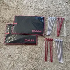 カラオケDAM キッチンマット 2枚セット マイクスタンドマドラー