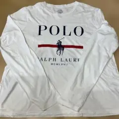 Polo Ralph Lauren ホワイト長袖Tシャツ XL 最終値下げ