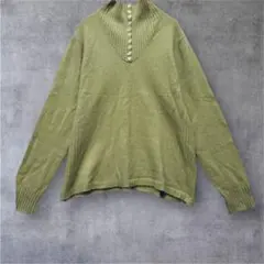 【next stage】良品　カシミヤ100% ニット グリーン M〜L