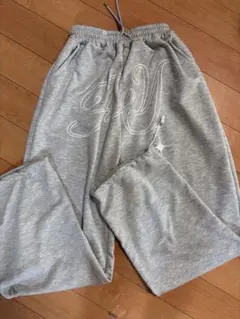 グレー スウェット ジョガーパンツ