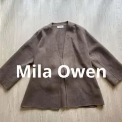 Mila Owen ブラウンオープンフロントコート