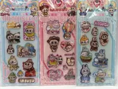 ラブブ　シャカシャカ入りウォーターシール3枚組