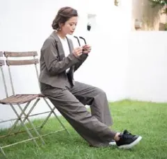 【la Balance】カーキジャケット　Sサイズ