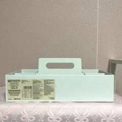 익명 배송 ☆ 무지 보관 캐리 박스 와이드 화이트 그레이