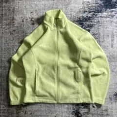 00s Columbia コロンビア フリース ジャケット イエロー 短丈