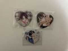 春の嵐とモンスター ハート缶バッジ