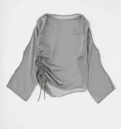 moussy♢ SHEER GATHER ブラウス♡シアーシャツのサムネイル