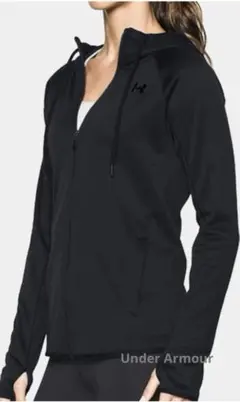 【美品】Under Armour フード付きジャケット 黒 LG