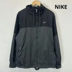 NIKE ウィンドブレーカー トラックジャケット ブラック メンズ 古着