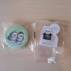 mofusand くら寿司コラボ 缶バッジ アクリルステッカー