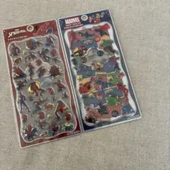 新品未使用　MARVEL スパイダーマン プチドロップステッカー 2枚セット