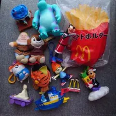 マクドナルド ハッピーセット おもちゃ ポテトホルダー 平成レトロ ディズニー