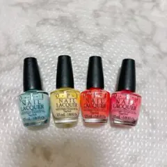 O.P.I ネイルカラー マニュキア4色セット 各3.75mL