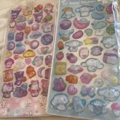 サンリオ3Dシール訳あり 2シートセット輸入