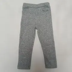 futafuta☆裏起毛あったか長ズボン レギンス 10部丈グレー