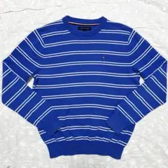 トミーヒルフィガー　TOMMY HILFIGER　コットン ボーダーニット　S