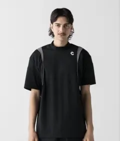 CRONOS BLACK ACTIVE MESH MOCK NECK