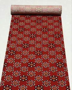 未使用品　和服　ウール　幾何学模様　羽織(反物)早い者勝ち