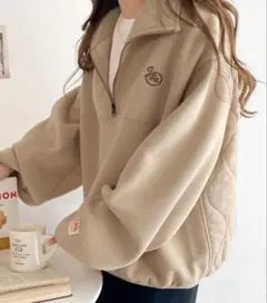 ➖美保様専用中➖Java　裏起毛 キルティングバック切替 ハーフジップ