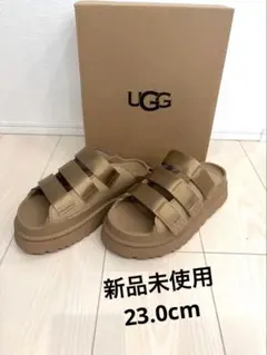 UGG サンダル 厚底 ストラップ ブラウン　23.0cmのサムネイル