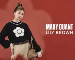 【最終お値下げ】マリークワント×リリーブラウン　コラボニット