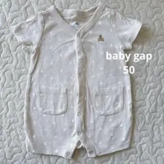 サイズ50 baby gap ベビーロンパース 0-3ヶ月　くま　クマ
