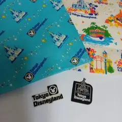 東京ディズニーランド　マグネット 2点 ショッパー 2点 まとめ売り　昭和レトロ