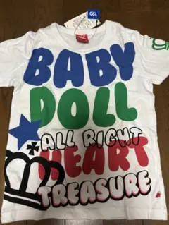 BABYDOLL Tシャツ 120cm ホワイト