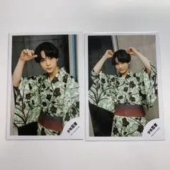 少年忍者 織山尚大 公式写真 浴衣2枚