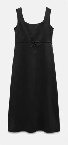 ZARA⭐︎フェイクスエード ミディワンピース