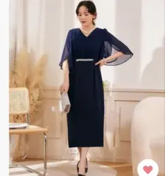 DRESS STAR｜ネイビー｜パーティードレス