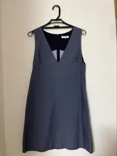 NATURAL BEAUTY BASIC ノースリーブワンピース グレー