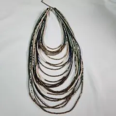 ビーズネックレス☆アジアン風☆エスニック風☆美品☆再お値下げ中☆