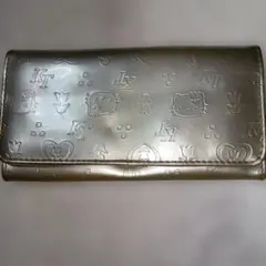 ハローキティ1999年チューリップキティVivitix限定シルバー長財布レトロ