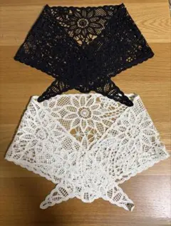 未使用　GU レーススカーフ　2枚セット