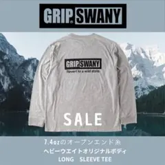 新品タグ付き　グリップスワニー ロンT ロングスリーブTシャツ グレーMサイズ