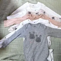 【ほぼ未使用】H&M　長袖ロンパース6枚セットのサムネイル