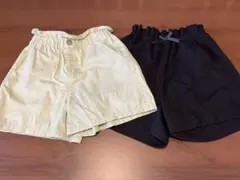 アプレ　GU 140 ショートパンツ2枚セット